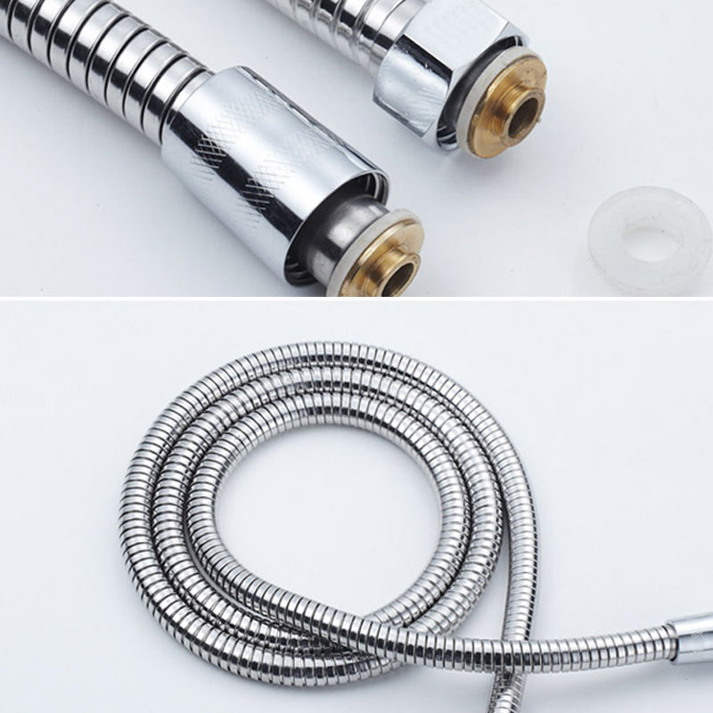 Contemporary Shower Handheld Showerhead Made of Stainless Steel Self-Cleaning Showerhead