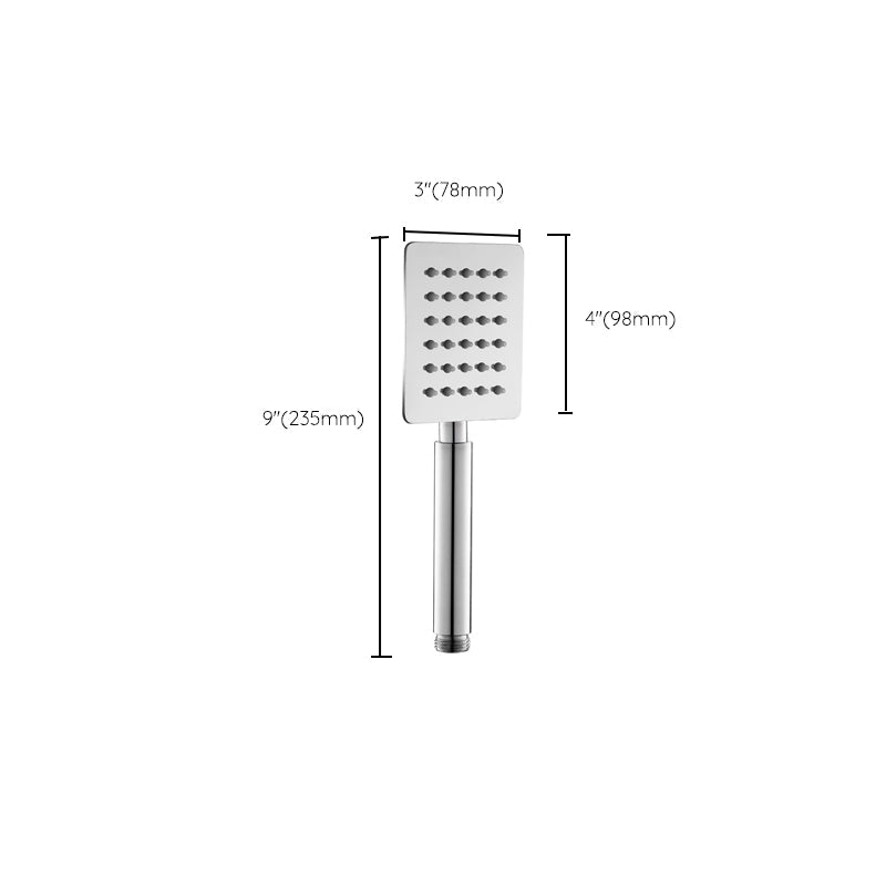 Contemporary Shower Handheld Showerhead Made of Stainless Steel Self-Cleaning Showerhead