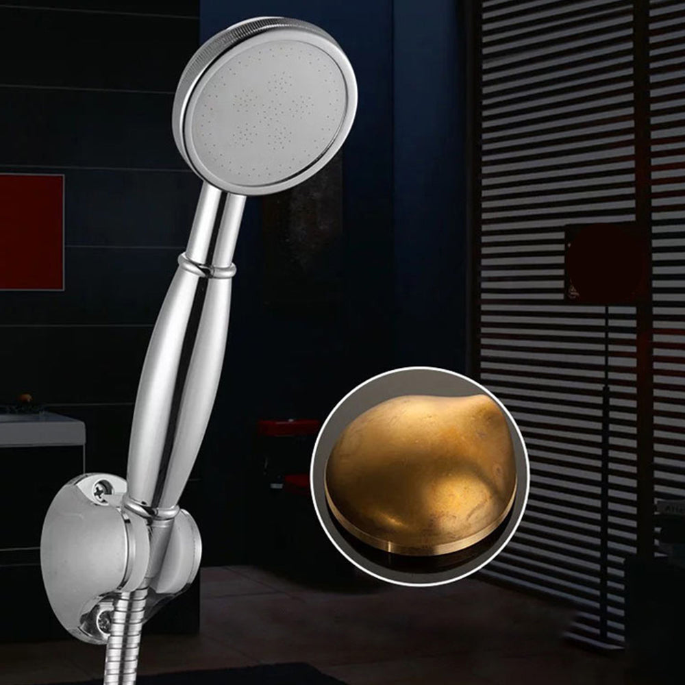 Simple Handheld Shower Head Square 304 Stainless Steel Shower Head