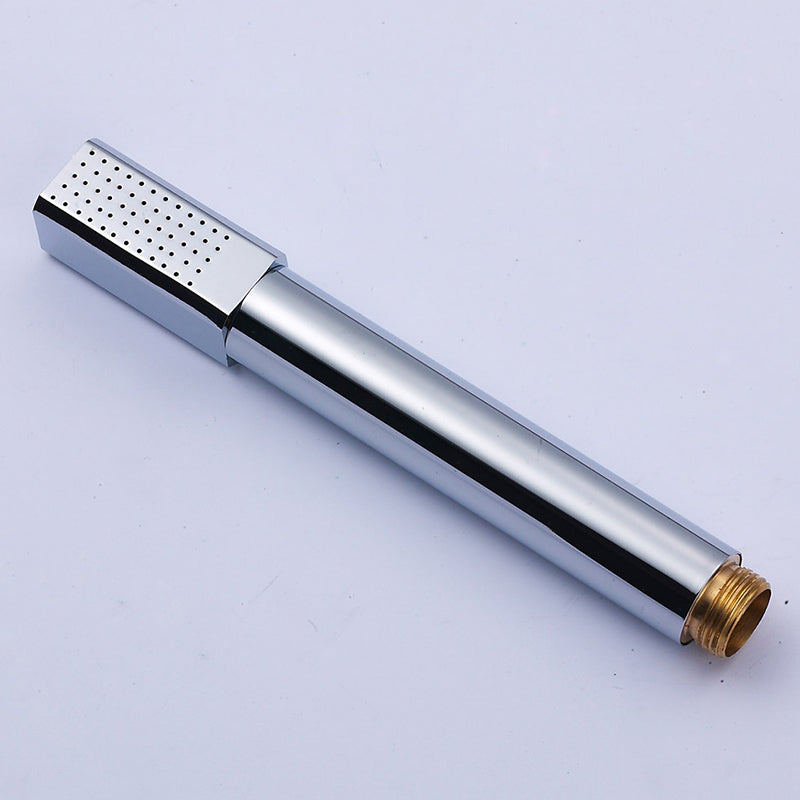 Simple Handheld Shower Head Square 304 Stainless Steel Shower Head