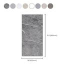 Marbling Stain Resistant Tiles PVC Single Peel & Stick Tiles for Backsplash