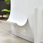 Modern Pearl Wall Mouldings Flat Wall Access Panel Peel and Stick Foam Baseboard