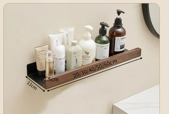 CulinaWood Kitchen Wall Shelf