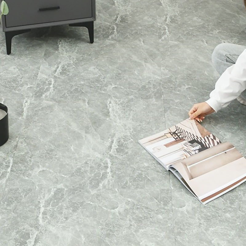Marbling Plastic Floor Waterproof Peel & Stick Floor Tiles
