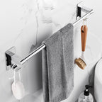 Polished Chrome Bathroom Accessory Set Modern Bathroom Shelf Stainless Steel