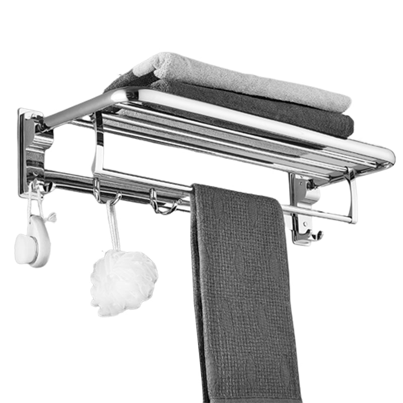 Polished Chrome Bathroom Accessory Set Modern Bathroom Shelf Stainless Steel