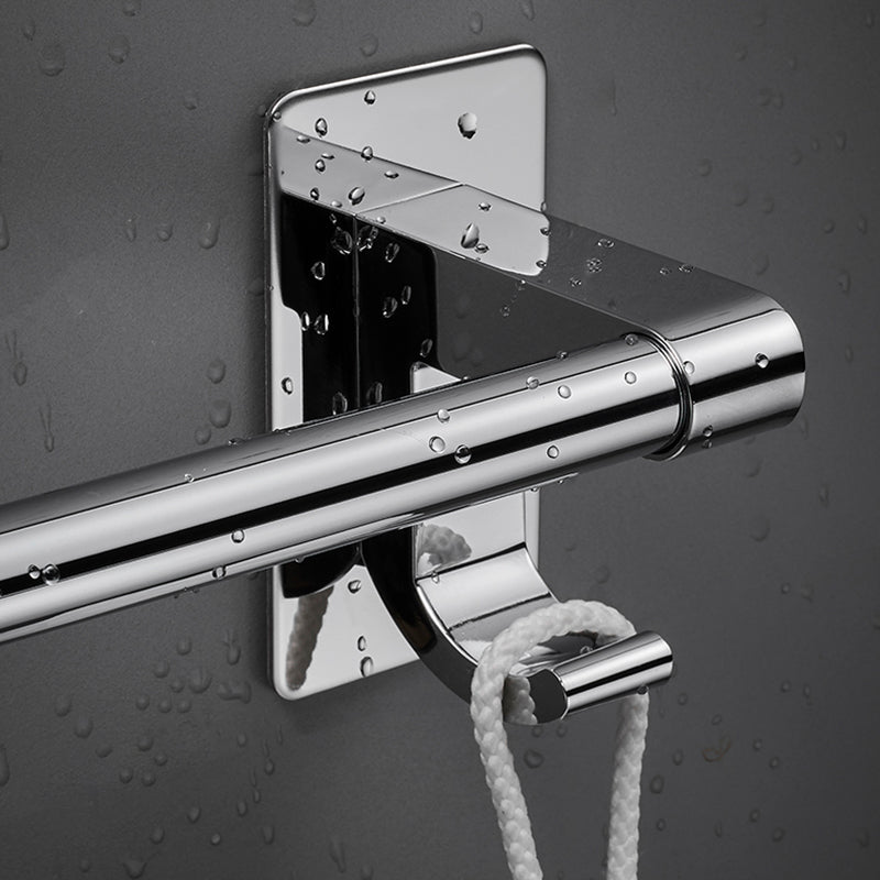 Polished Chrome Bathroom Accessory Set Modern Bathroom Shelf Stainless Steel