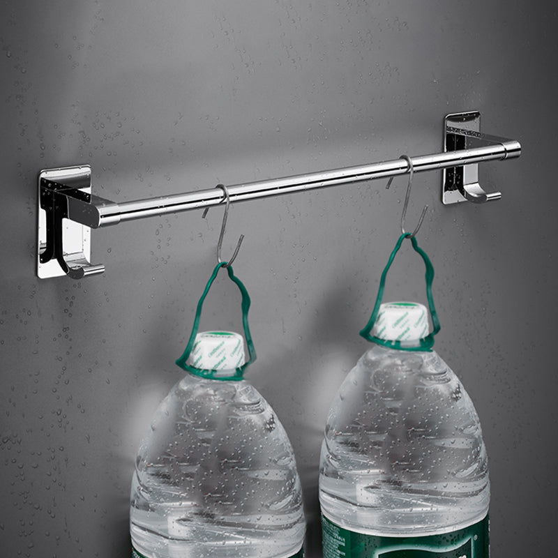 Polished Chrome Bathroom Accessory Set Modern Bathroom Shelf Stainless Steel