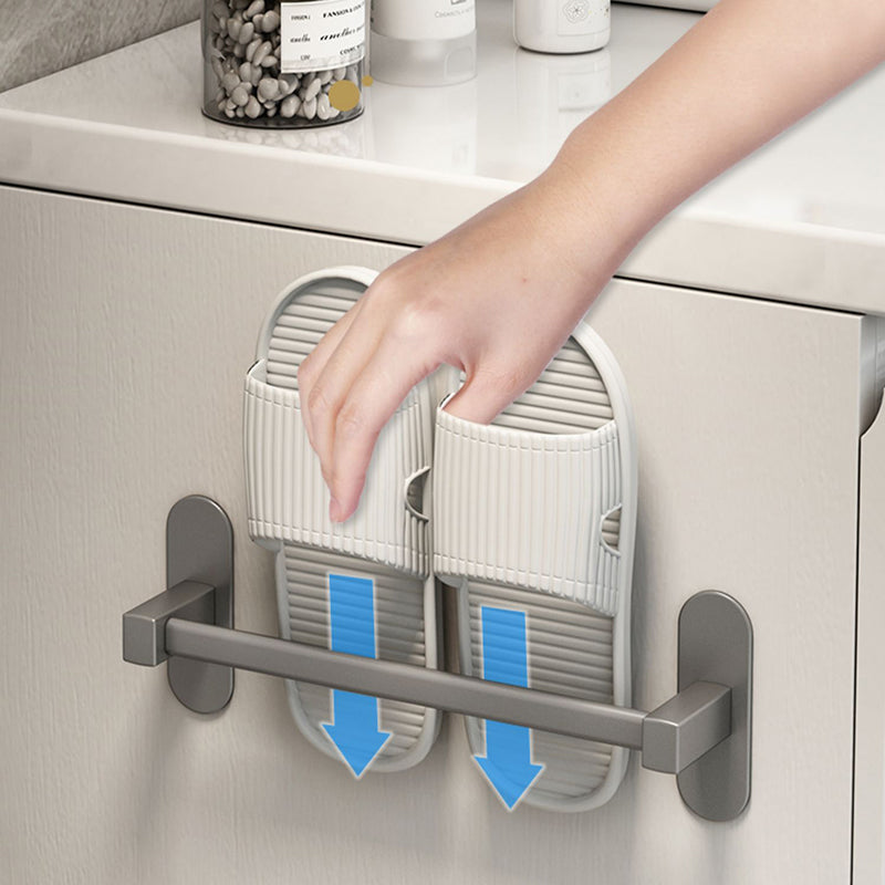 Gray Bathroom Accessory Set Modern 1/2 - Piece Bathroom Shelf Rustproof