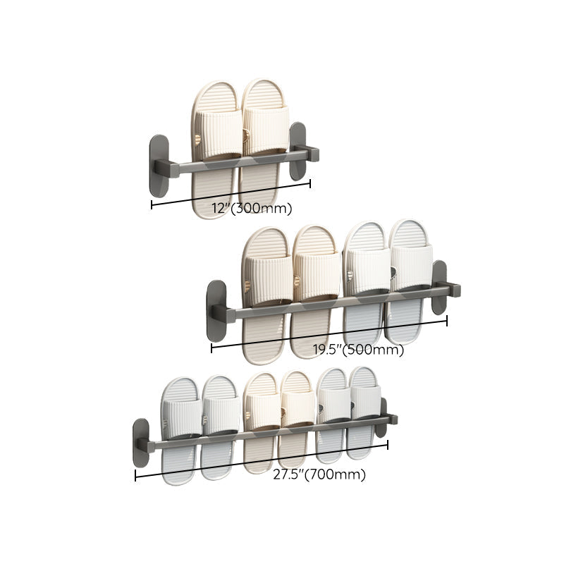 Gray Bathroom Accessory Set Modern 1/2 - Piece Bathroom Shelf Rustproof