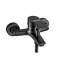 Wall-mounted fixed bathtub faucet lever handle with hand shower