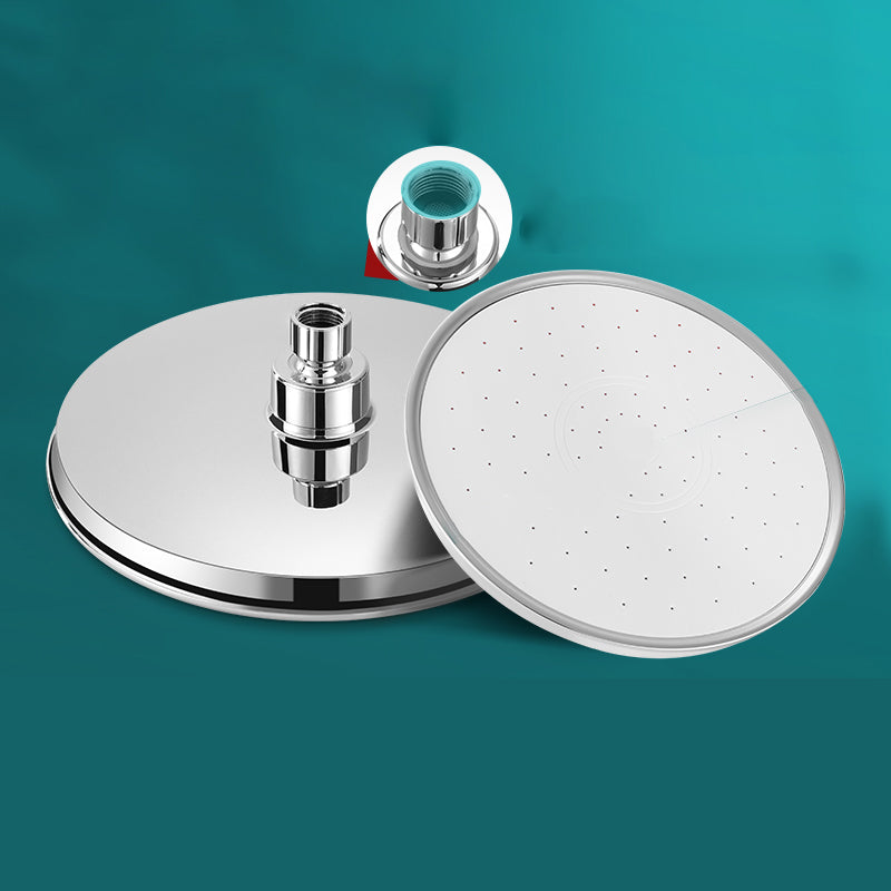 Round Showerhead Combo Modern Fixed Showerhead for Bathroom