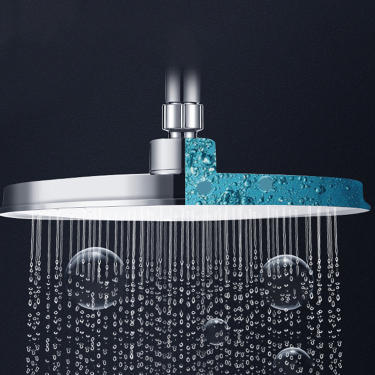Round Showerhead Combo Modern Fixed Showerhead for Bathroom