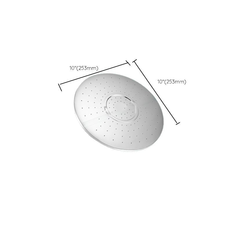 Round Showerhead Combo Modern Fixed Showerhead for Bathroom