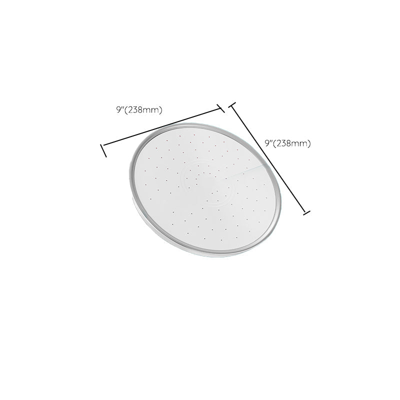 Round Showerhead Combo Modern Fixed Showerhead for Bathroom