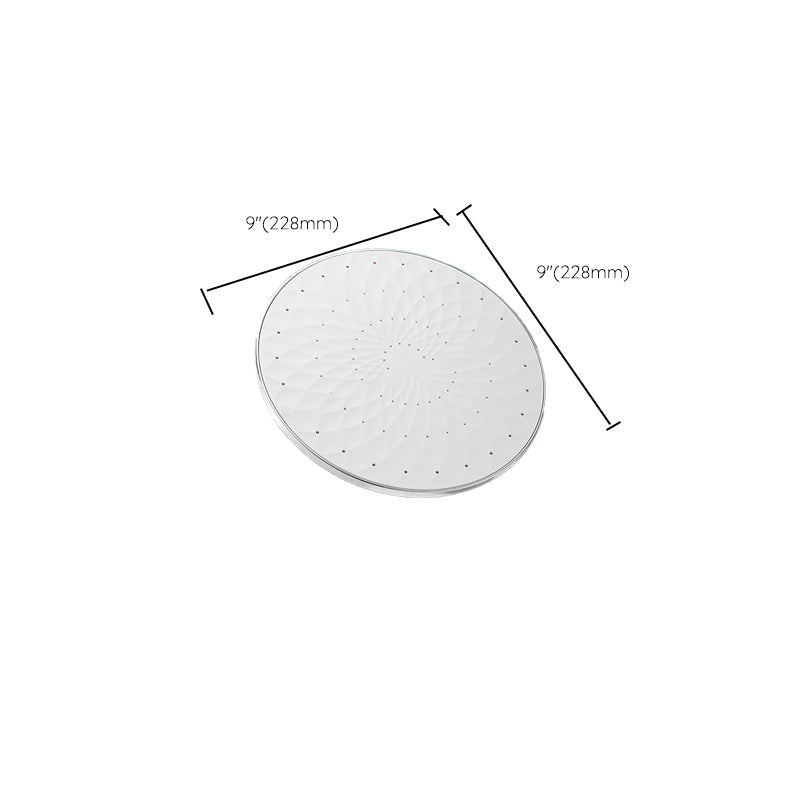 Round Showerhead Combo Modern Fixed Showerhead for Bathroom