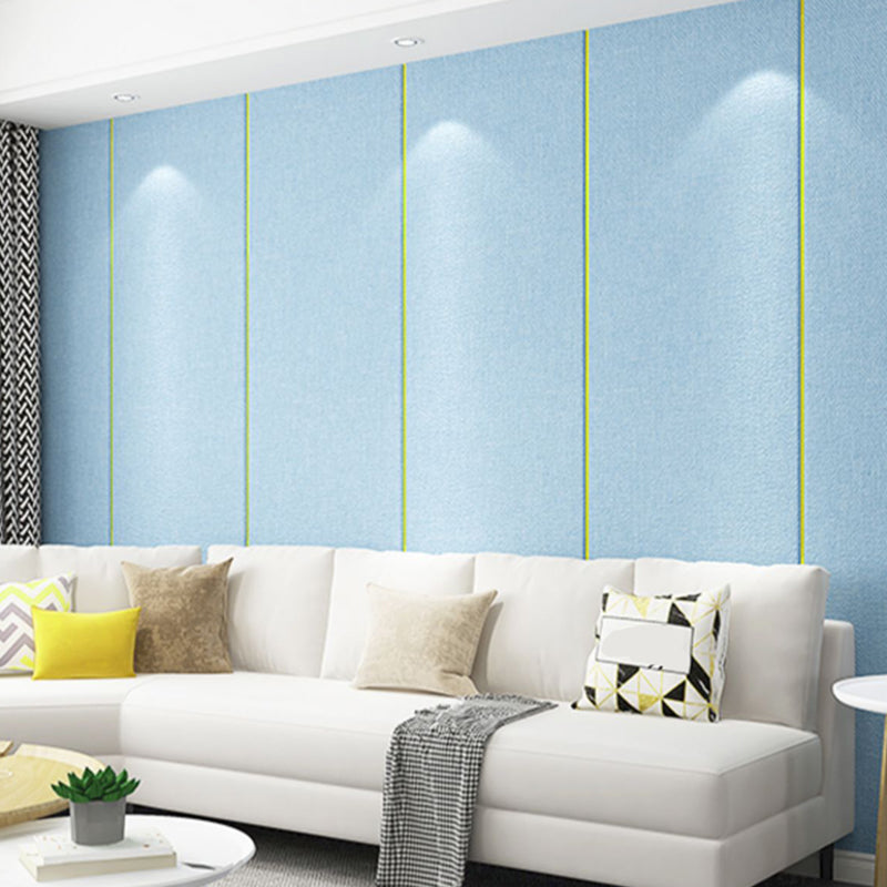 Modern Linen Wall Cladding Panels Textured Wall Interior Anti-Collision Board