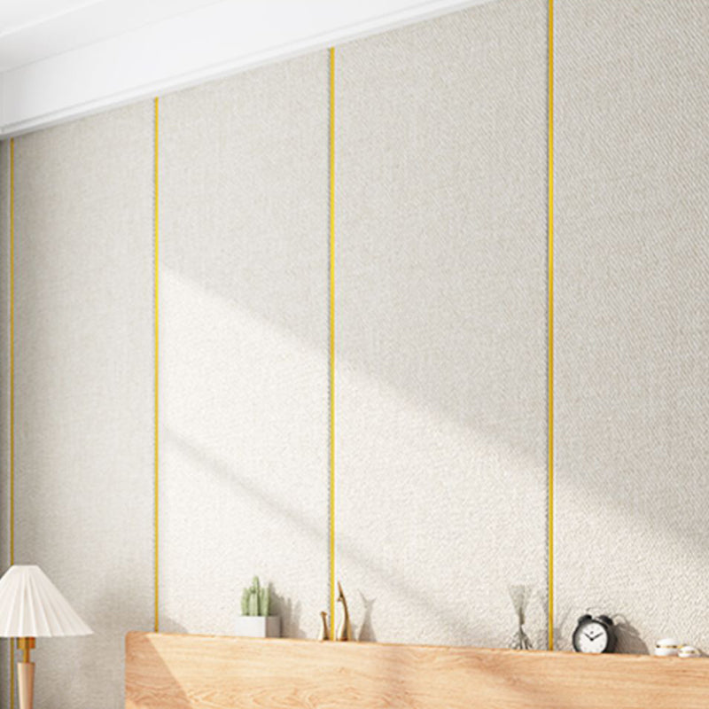 Modern Linen Wall Cladding Panels Textured Wall Interior Anti-Collision Board