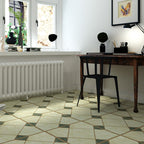 Modern Stone Look Plastic Flooring Waterproof Tiles with Square Edge