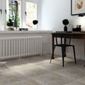 Modern Stone Look Plastic Flooring Waterproof Tiles with Square Edge