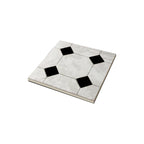 Modern Stone Look Plastic Flooring Waterproof Tiles with Square Edge