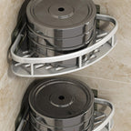 Silver/Black Bathroom Accessories Set Modern 1/2/3 - Piece Bathroom Shelf