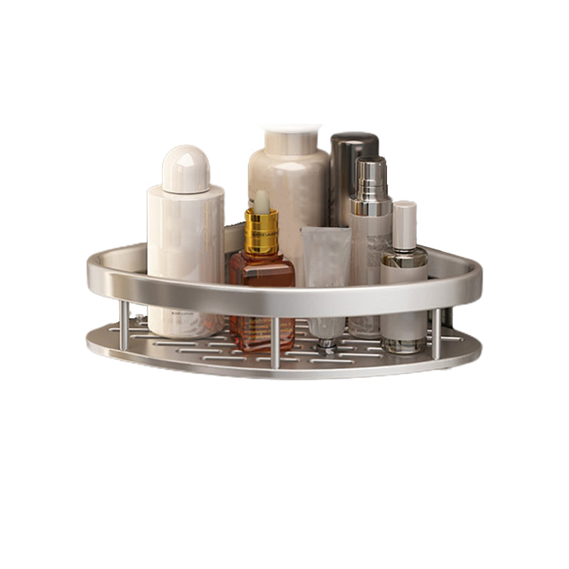 Silver/Black Bathroom Accessories Set Modern 1/2/3 - Piece Bathroom Shelf