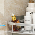 Silver/Black Bathroom Accessories Set Modern 1/2/3 - Piece Bathroom Shelf