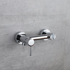 Lever Handle Bathtub Faucet Wall Mount Shower Hose Swivel Spout Bathtub Filling with Hand Shower