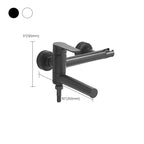 Swivel spout bathtub faucet single lever handle hand shower bathtub filling valve with shower hose