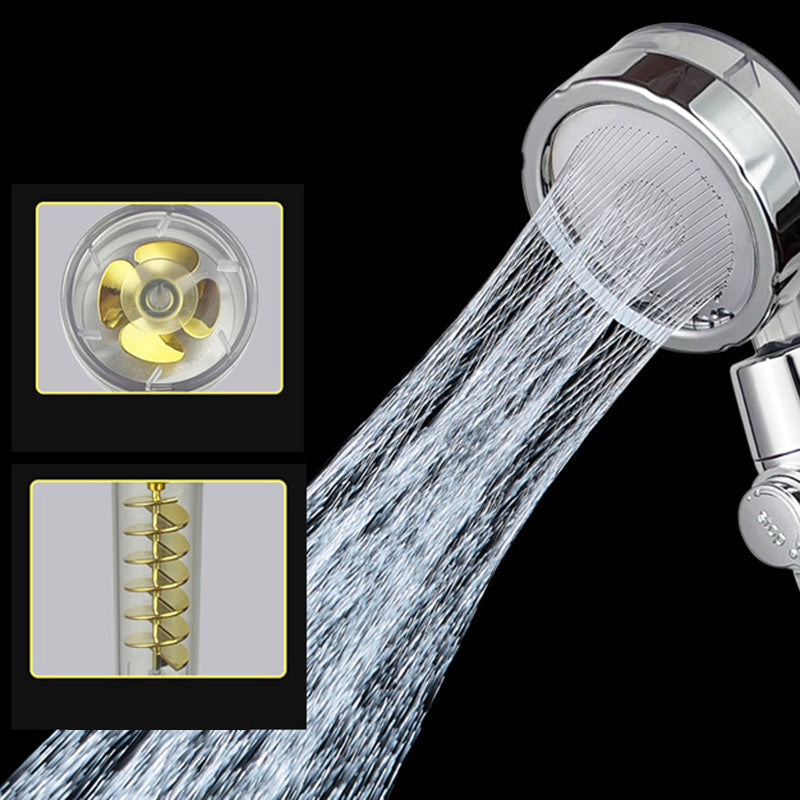 Modern Round Handheld Showerhead Rain Spray Head made of Plastic