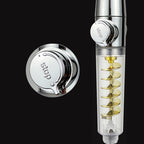 Modern Round Handheld Showerhead Rain Spray Head made of Plastic