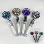 Modern Round Handheld Showerhead Rain Spray Head made of Plastic