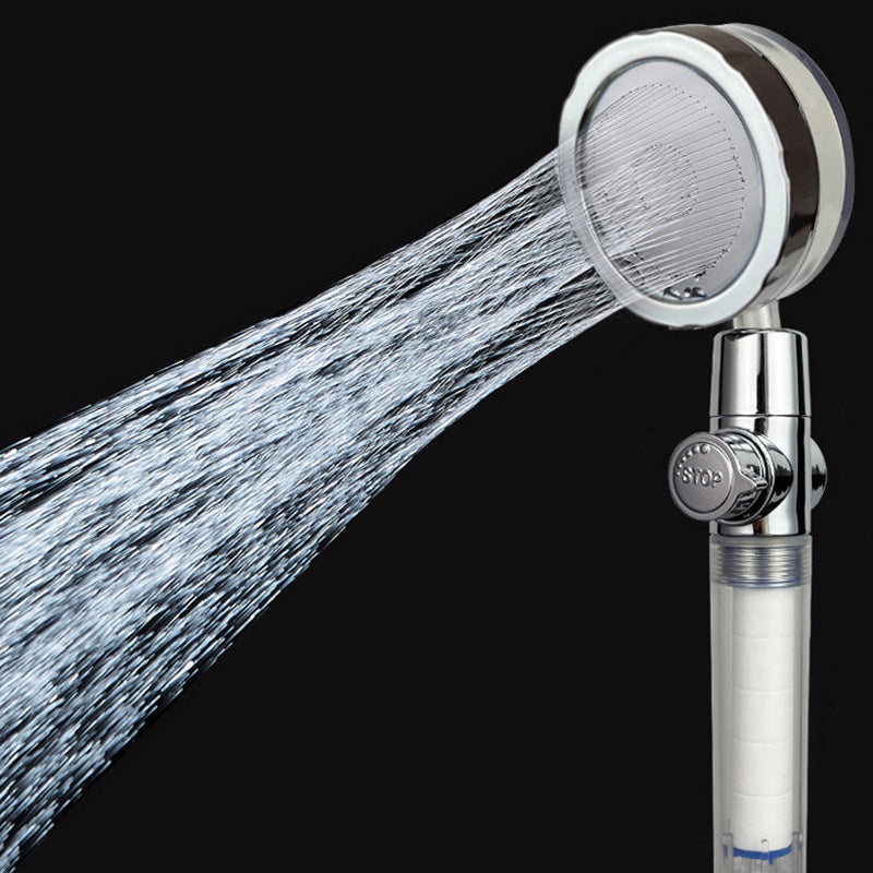 Modern Round Handheld Showerhead Rain Spray Head made of Plastic