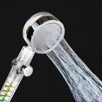 Modern Round Handheld Showerhead Rain Spray Head made of Plastic