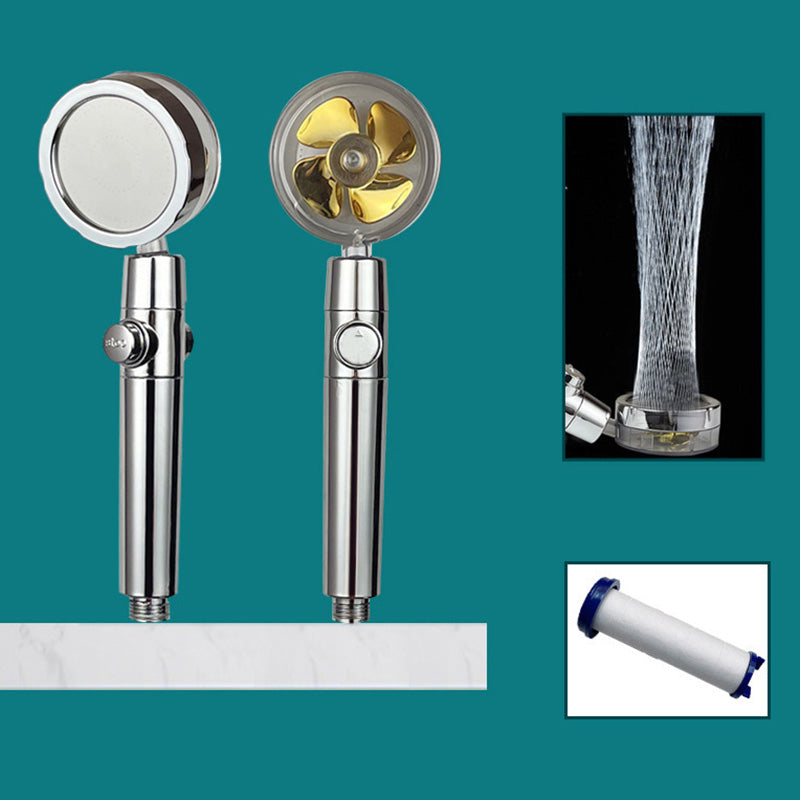 Modern Round Handheld Showerhead Rain Spray Head made of Plastic