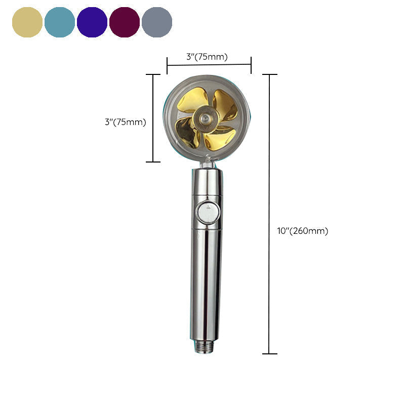 Modern Round Handheld Showerhead Rain Spray Head made of Plastic