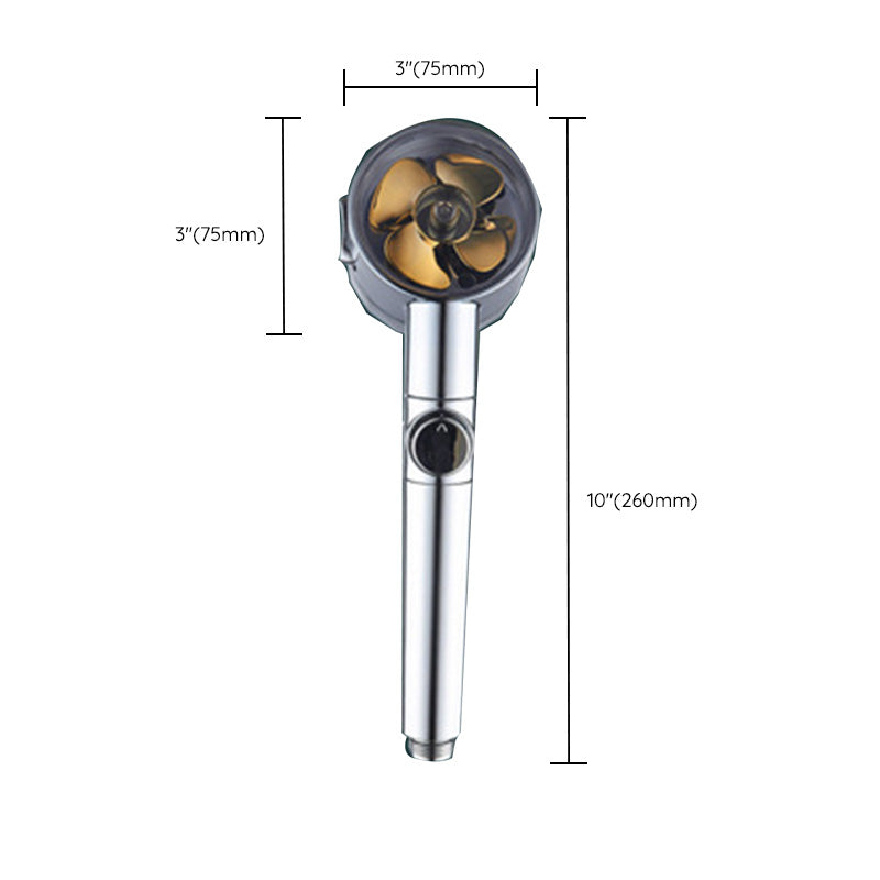 Modern Round Handheld Showerhead Rain Spray Head made of Plastic