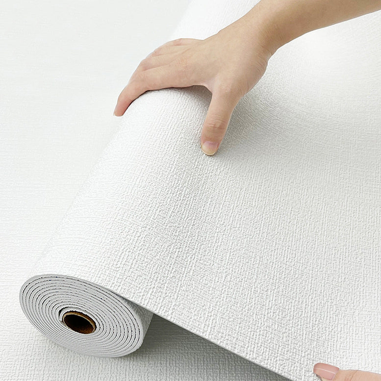 Modern Pearl Plank Wall Access Element Peel and Stick Abrasion-Resistant Wall Panels