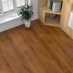 Rectangular Plastic Floor Water-Resistant Fabric Look Floor Tiles