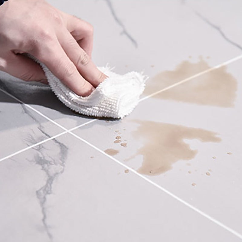 Rectangular Plastic Floor Waterproof Fabric Look Floor Tiles