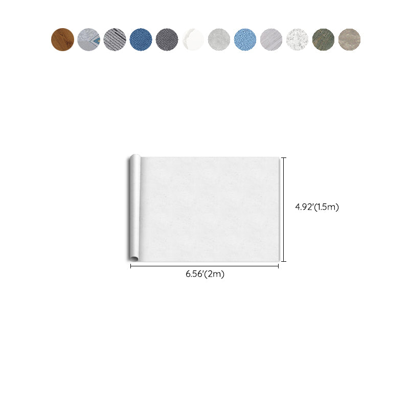Rectangular Plastic Floor Water-Resistant Fabric Look Floor Tiles