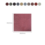 Square Plastic Floor Water-Repellent Fabric Look Peel & Stick Floor Tiles