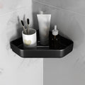 Matt black bathroom accessories set Modern anti-rust 1/2/3-piece bathroom shelf