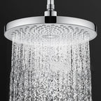 Round solid shower metal modern shower head combination for the bathroom