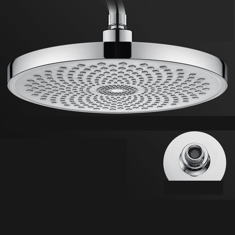Round solid shower metal modern shower head combination for the bathroom