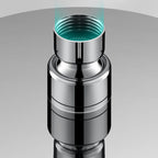 Round solid shower metal modern shower head combination for the bathroom