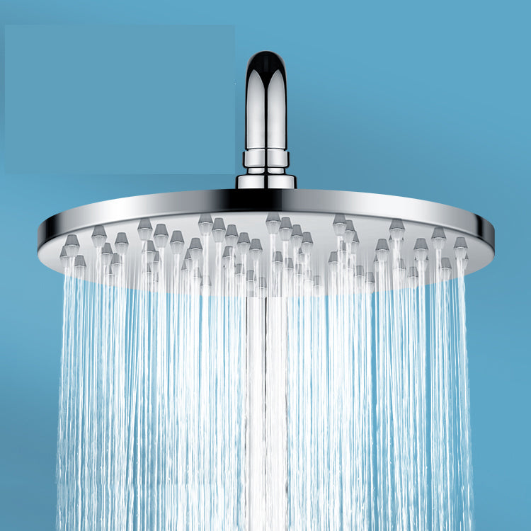 Metal Shower Head Combo Contemporary Round Fixed Shower Head for the Bathroom