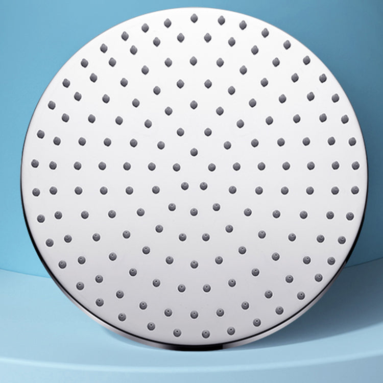 Metal Shower Head Combo Contemporary Round Fixed Shower Head for the Bathroom