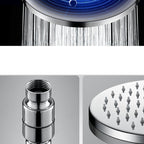 Metal Shower Head Combo Contemporary Round Fixed Shower Head for the Bathroom